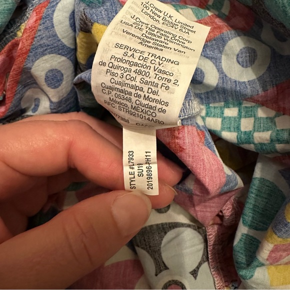 J CREW TALITHA RATTI APRON KALEIDOSCOPE FLORAL POPLIN TIERS MAXI DRESS size 6 - Picture 13 of 13